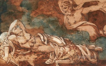  rica Lienzo - Le Songe D Enée El romántico Theodore Géricault